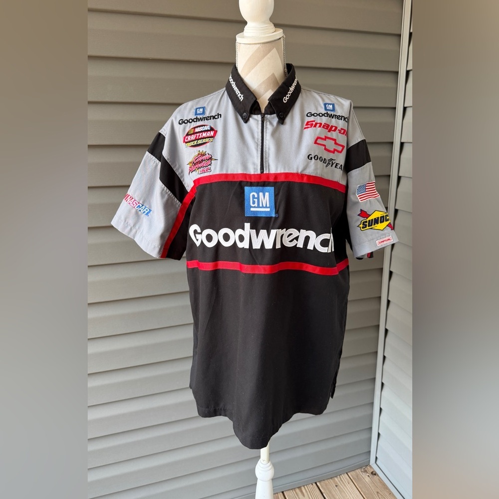 Vintage NASCAR Kevin Harvick Pit Crew Shirt Sz L - Picture 2 of 11